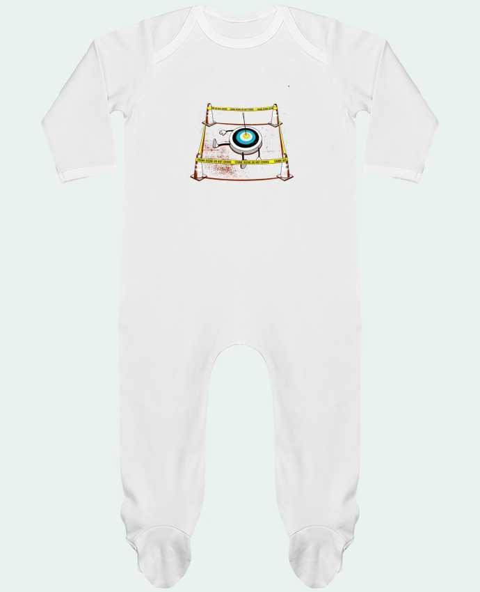 Baby Sleeper long sleeves Contrast Murdered by flyingmouse365