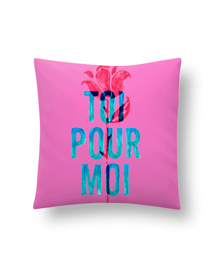 Cushion synthetic soft 45 x 45 cm Toi pour moi by Promis