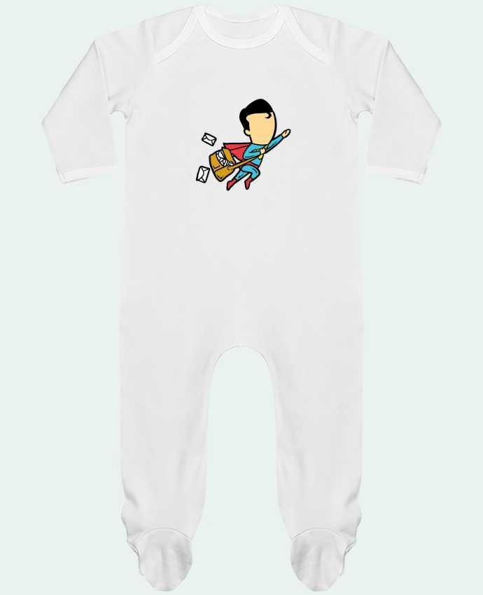 Baby Sleeper long sleeves Contrast Post by flyingmouse365