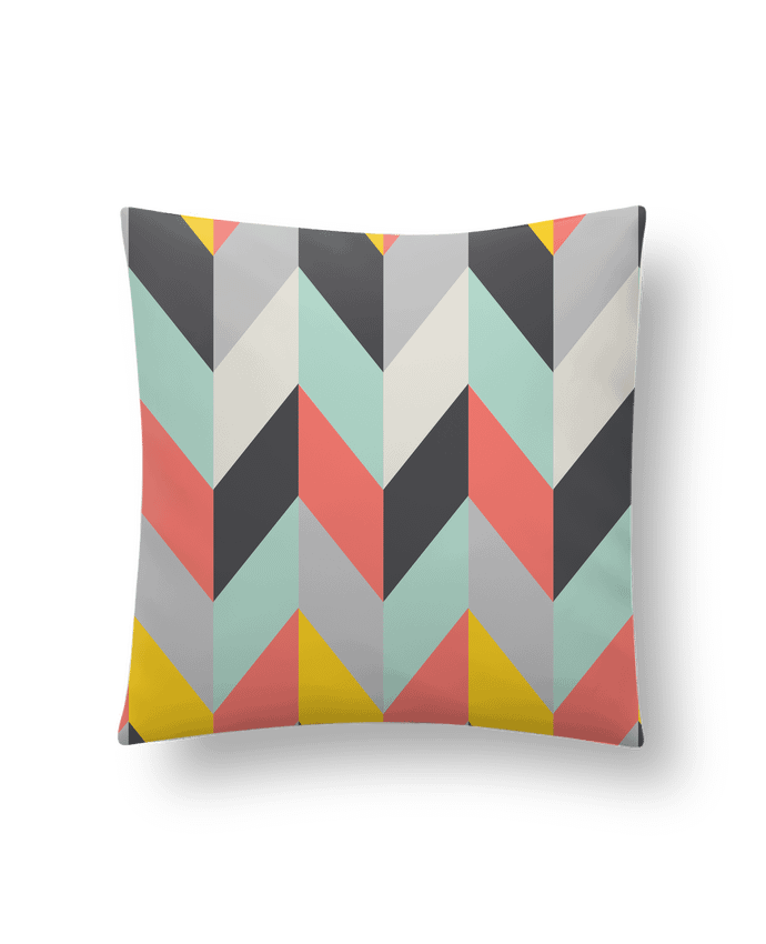 Cushion synthetic soft 45 x 45 cm Graphic pattern by tunetoo