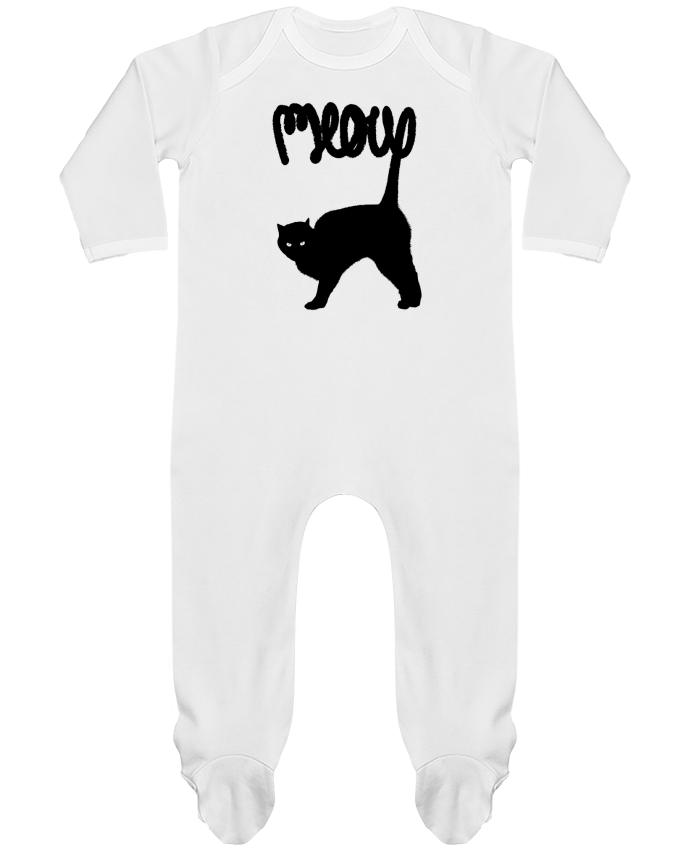Baby Sleeper long sleeves Contrast Meow by Florent Bodart
