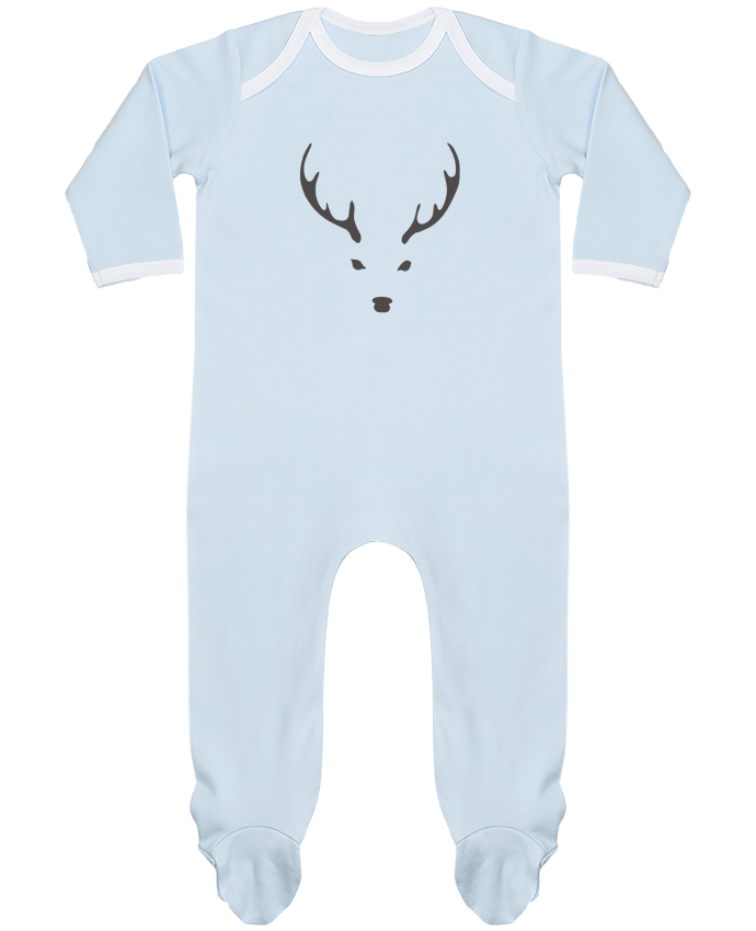 Body Pyjama Bébé WHITE DEER par Morozinka