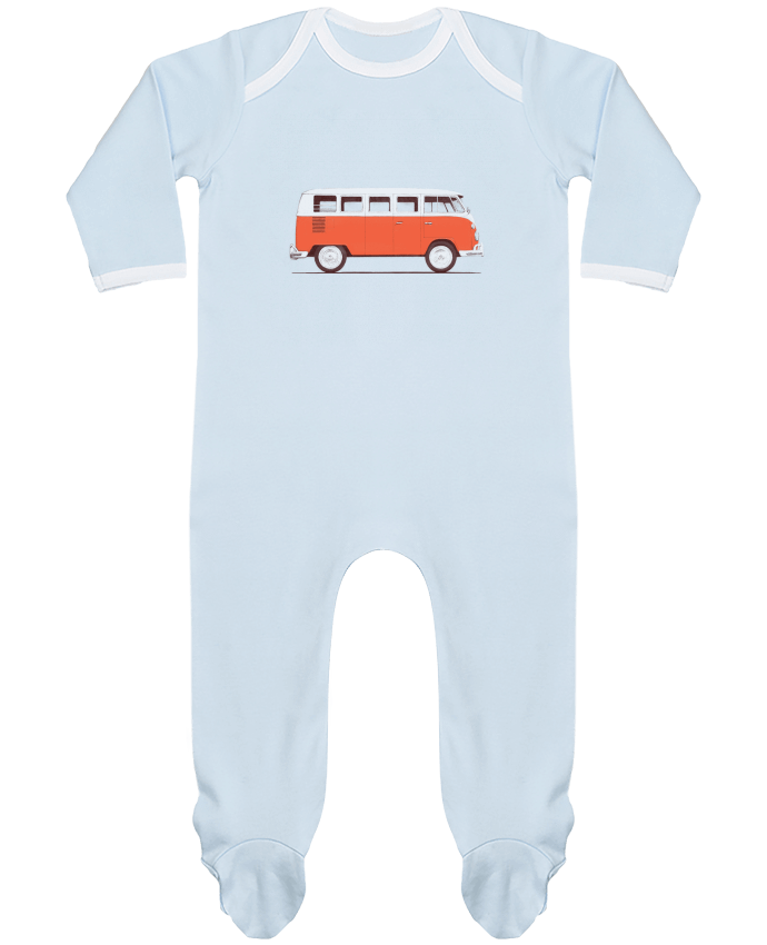 Body Pyjama Bébé Red Van par Florent Bodart