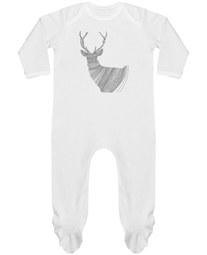 Baby Sleeper long sleeves Contrast Stag transbyent by Florent Bodart