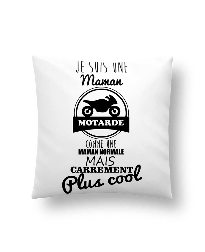 Coussin Maman motarde, cadeau mère, moto par Benichan