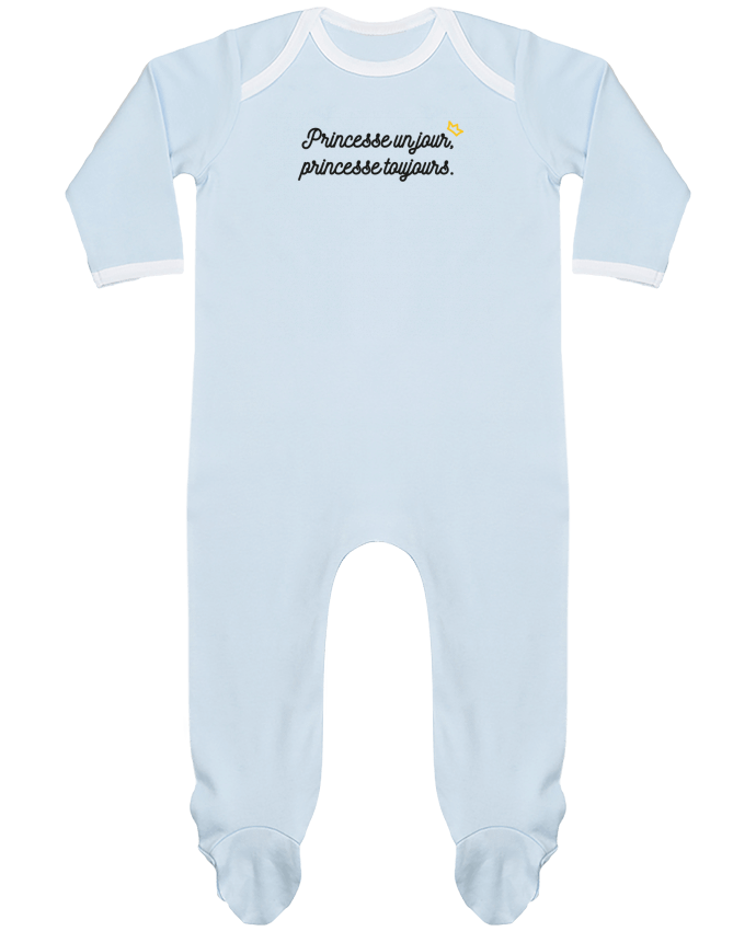 Body Pyjama Bébé Princesse un jour, princesse toujours par tunetoo
