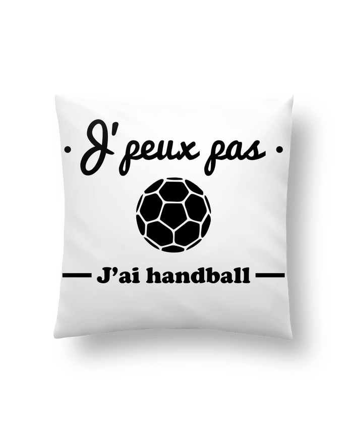 Cojín Sintético Suave 45 x 45 cm J'peux pas j'ai handball ,  tee shirt handball, hand por Benichan