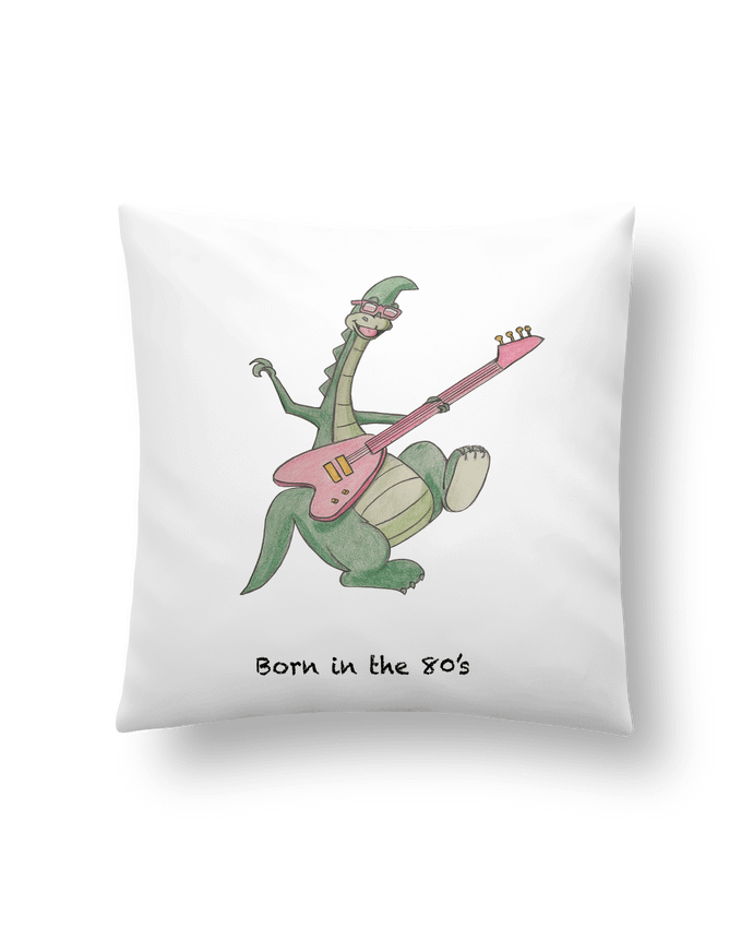 Cushion synthetic soft 45 x 45 cm BORN IN THE 80's by La Paloma