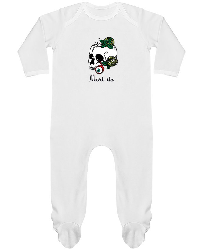 Baby Sleeper long sleeves Contrast Mort ito by tattooanshort