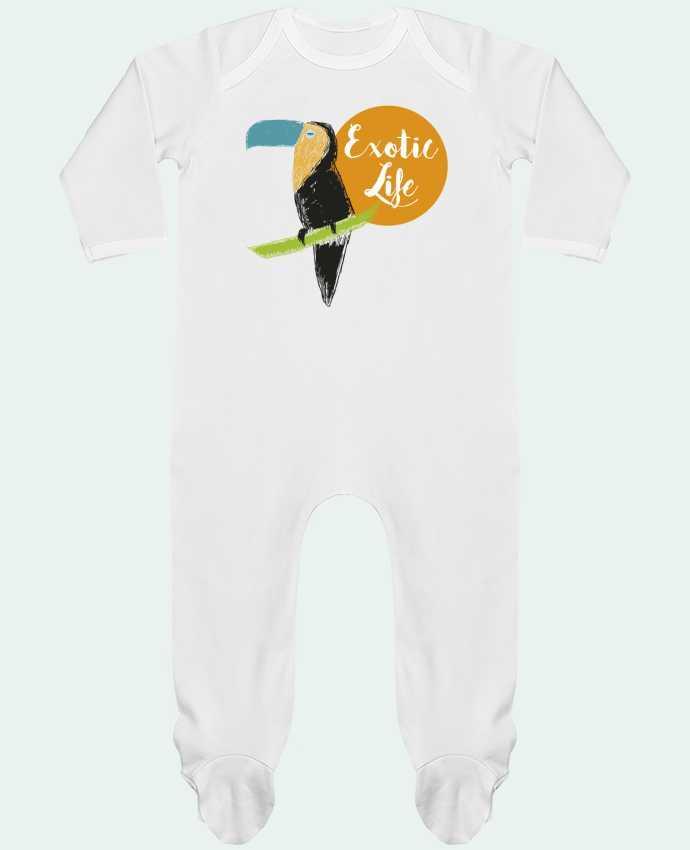 Baby Sleeper long sleeves Contrast TOUCAN by IDÉ'IN