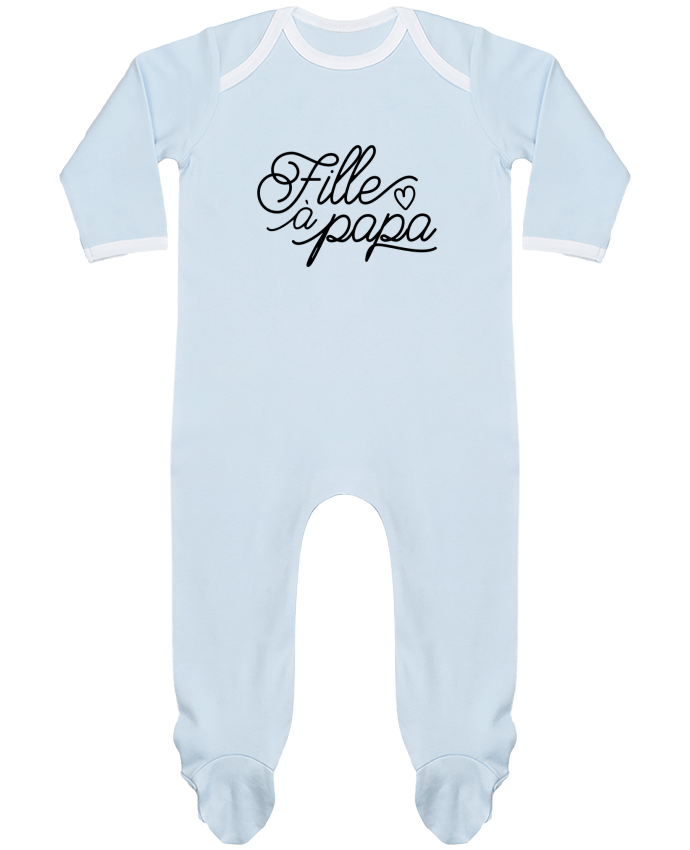 Baby Sleeper long sleeves Contrast Fille à papa by tunetoo