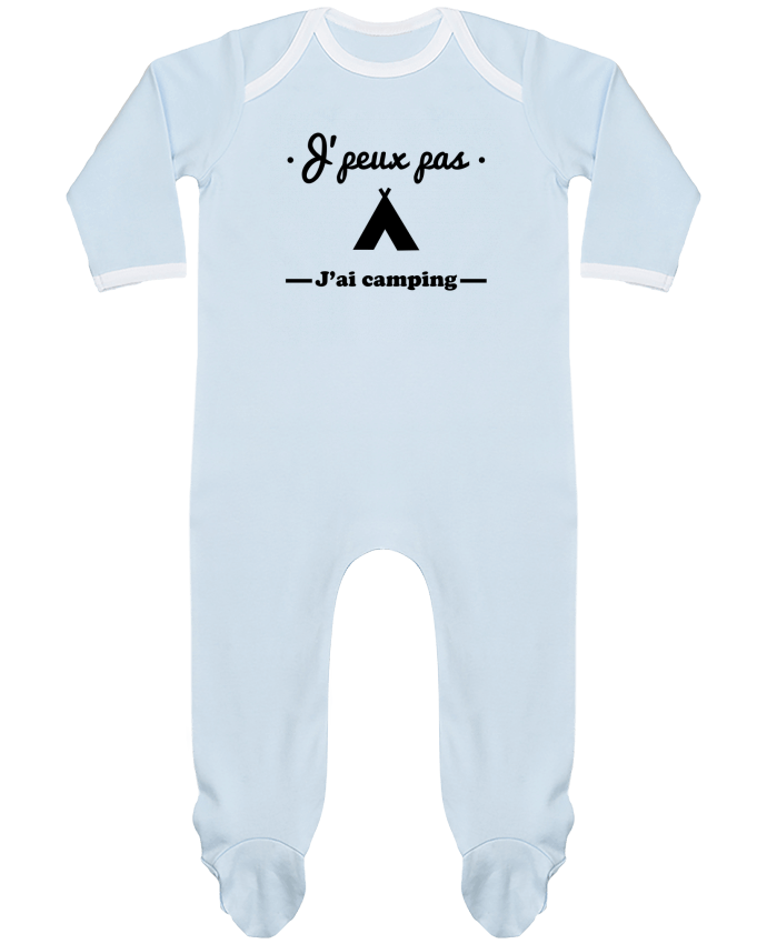 Body Pyjama Bébé J'peux pas j'ai camping par Benichan