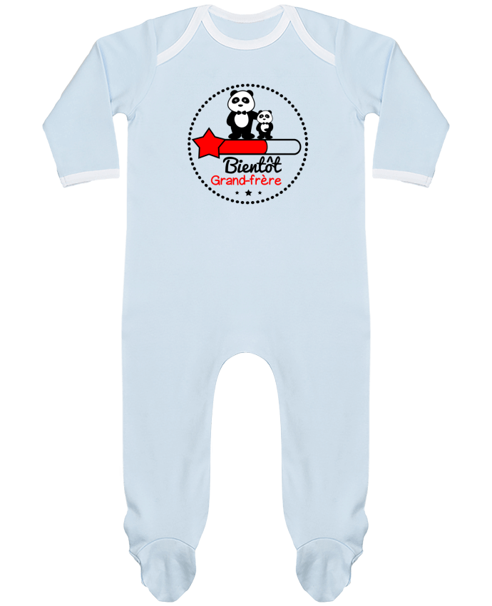 Body Pyjama Bébé Bientôt grand-frère , futur grand frère par Benichan