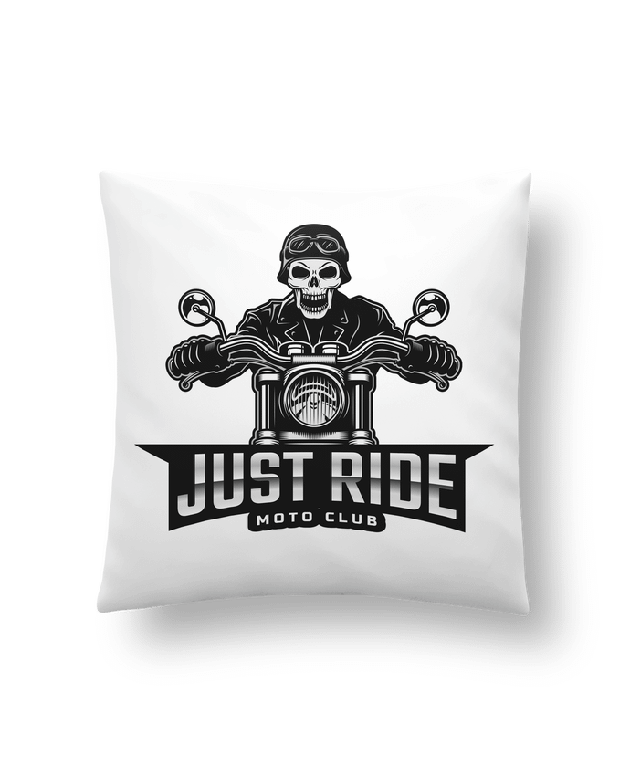 Cushion synthetic soft 45 x 45 cm Moto Motard Biker Ride Papa by BREATHE TENNIS
