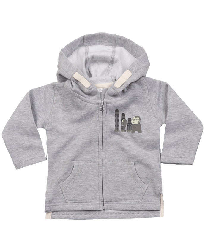Hoddie with zip for baby Training by flyingmouse365