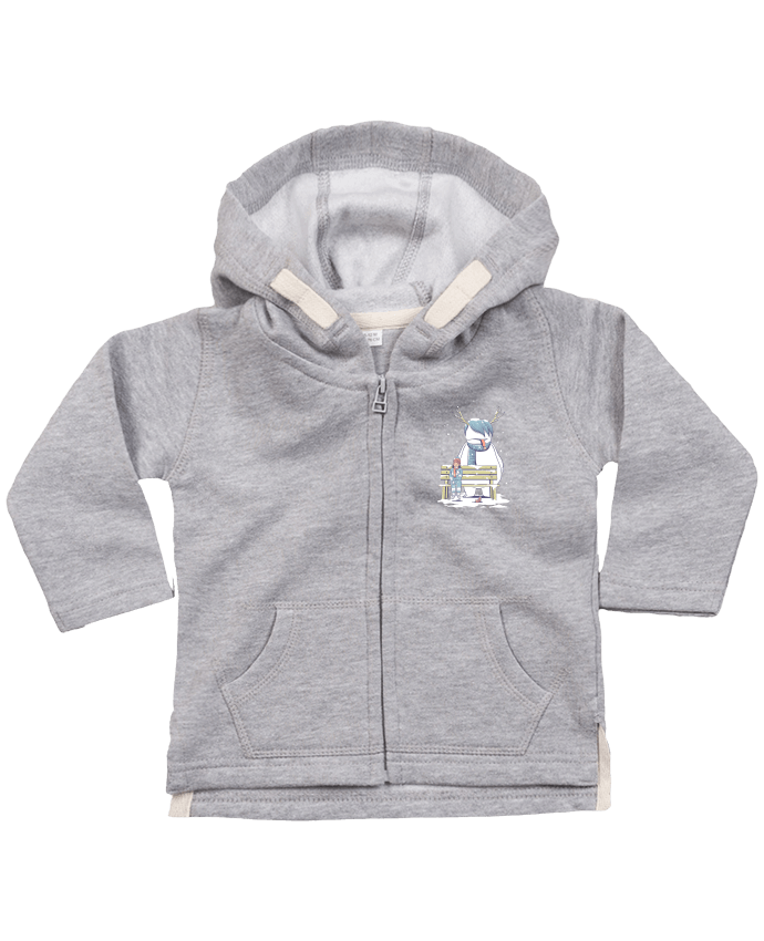 Hoddie with zip for baby Yummy by flyingmouse365