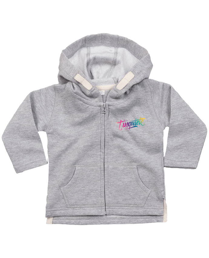 Hoddie with zip for baby Tinquiete by Promis