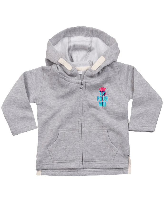 Hoddie with zip for baby Toi pour moi by Promis