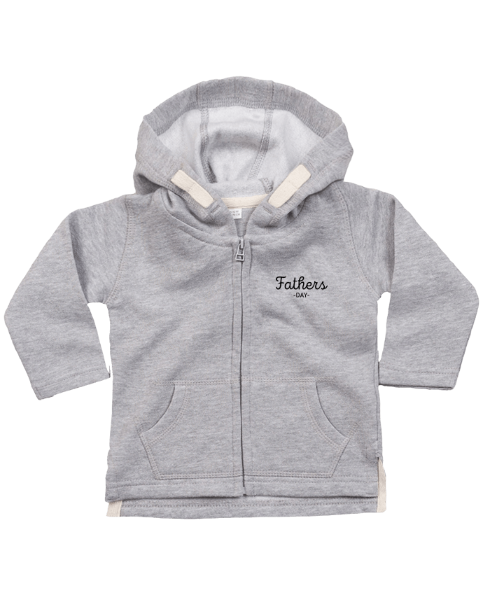 Sweat à capuche bébé zippé Father's day par tunetoo