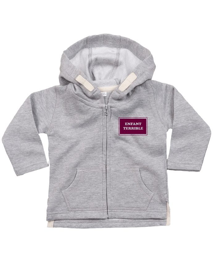 Hoddie with zip for baby Enfant terrible by tunetoo