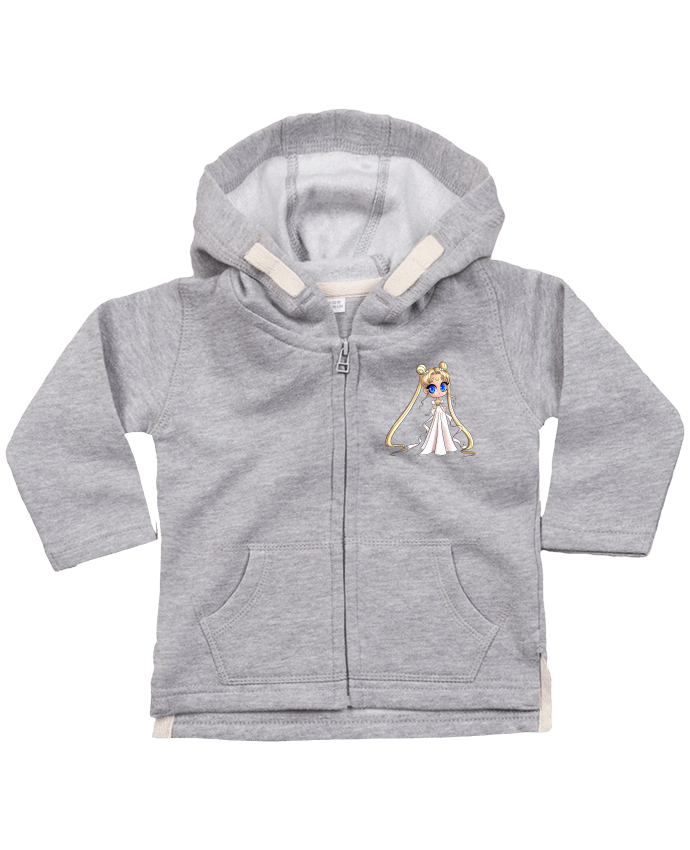 Hoddie with zip for baby tinymoon by geremy artbook
