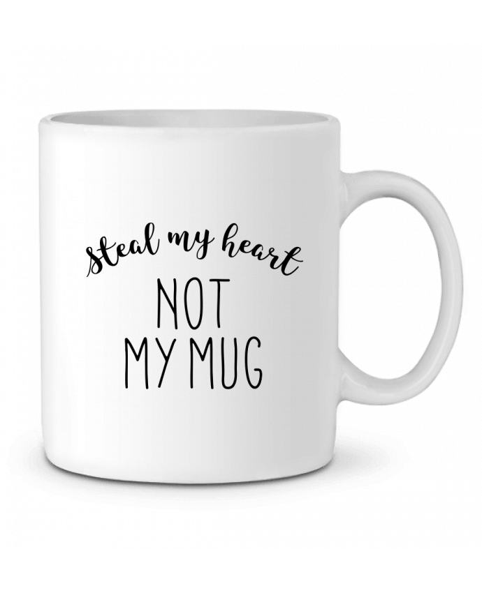 Ceramic Mug Steal my heart lettres by RachelHdd