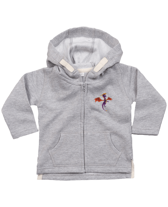 Sudadera Capucha con Cermallera Spyro Officiel por Spyro