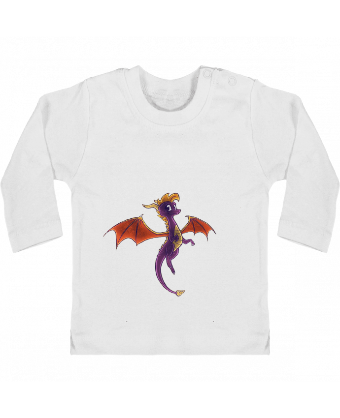 T-shirt bébé Spyro Officiel manches longues du designer Spyro