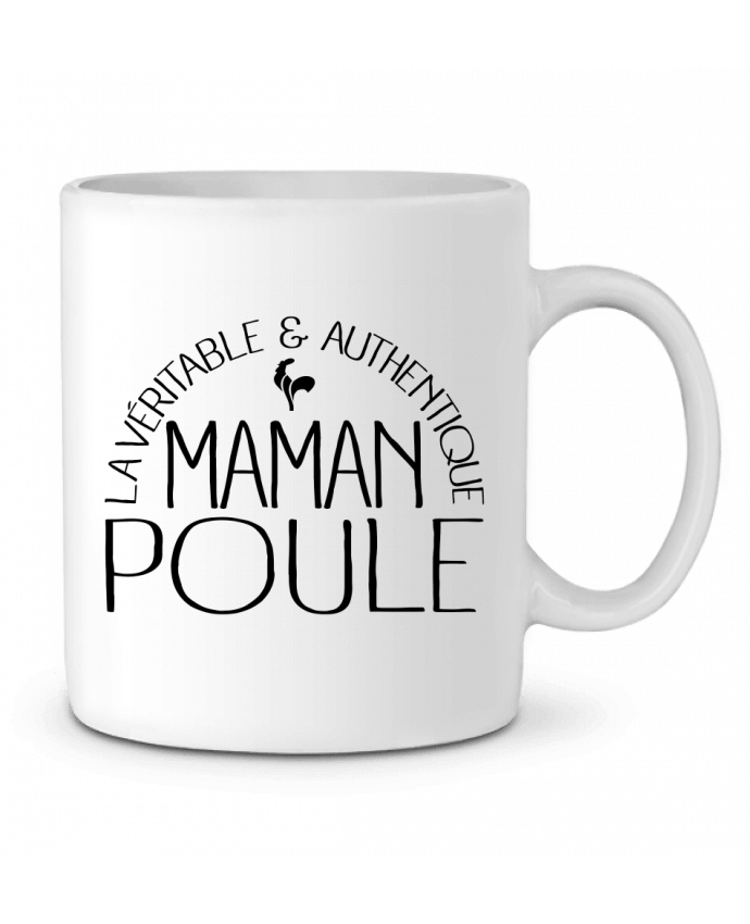 Ceramic Mug Maman Poule by Freeyourshirt.com