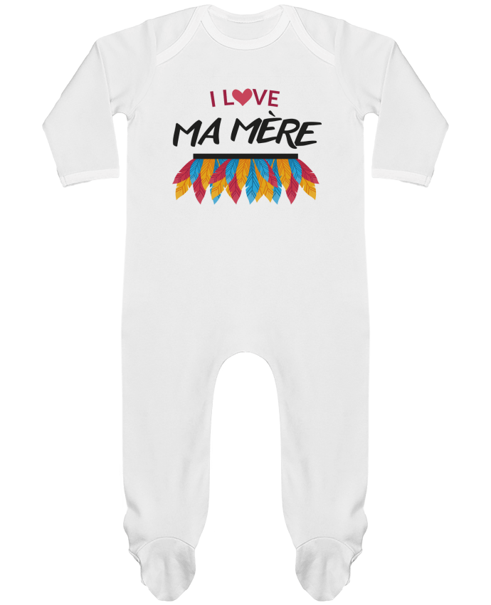 Baby Sleeper long sleeves Contrast LOVE MAMAN by IDÉ'IN
