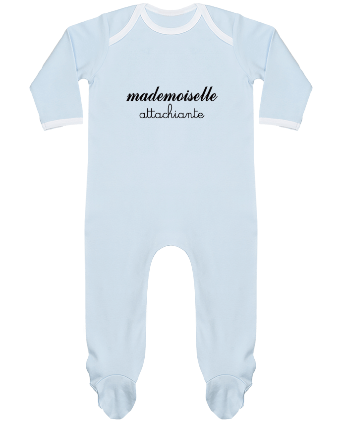 Body Pyjama Bébé Mademoiselle Attachiante par Freeyourshirt.com