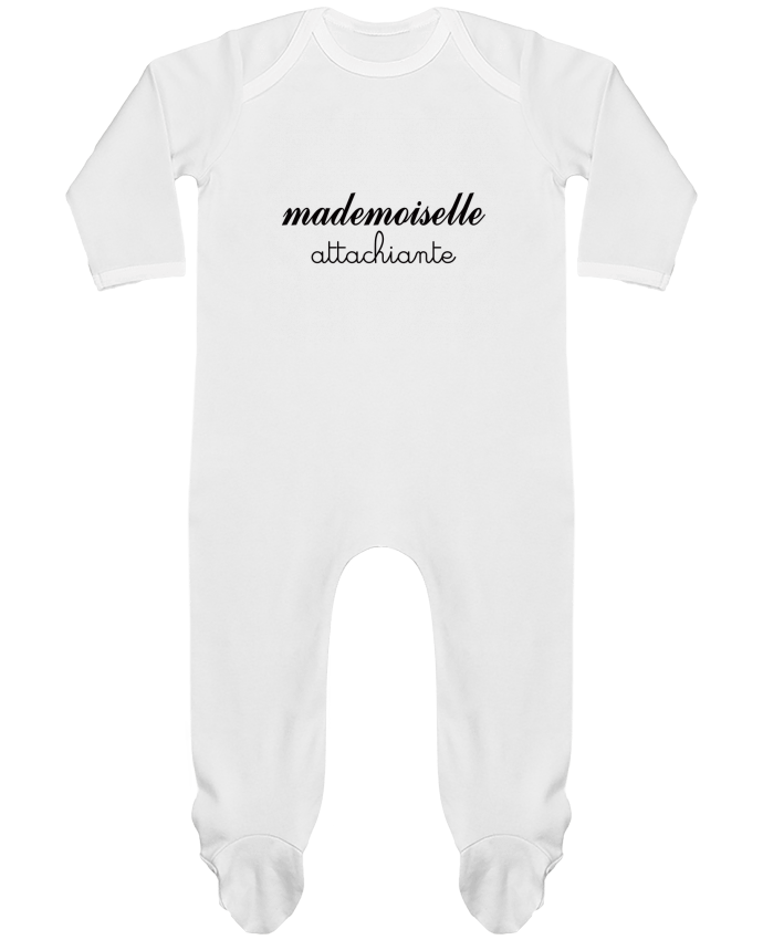 Body Pyjama Bébé Mademoiselle Attachiante par Freeyourshirt.com