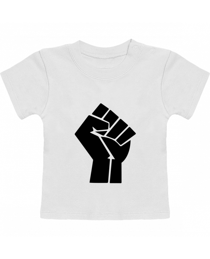T-shirt bébé Poing levé manches courtes du designer Freeyourshirt.com