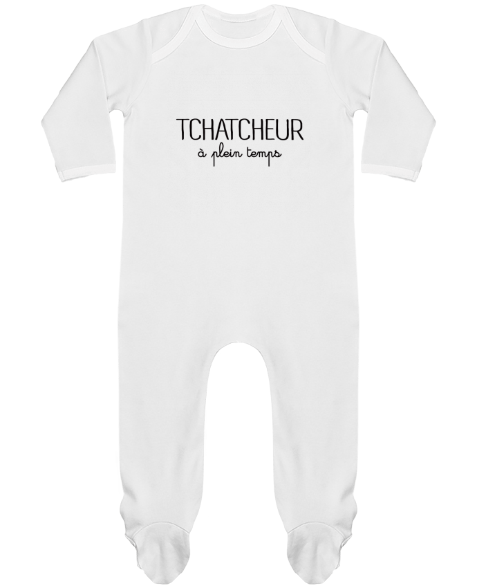 Baby Sleeper long sleeves Contrast Thatcheur à plein temps by Freeyourshirt.com