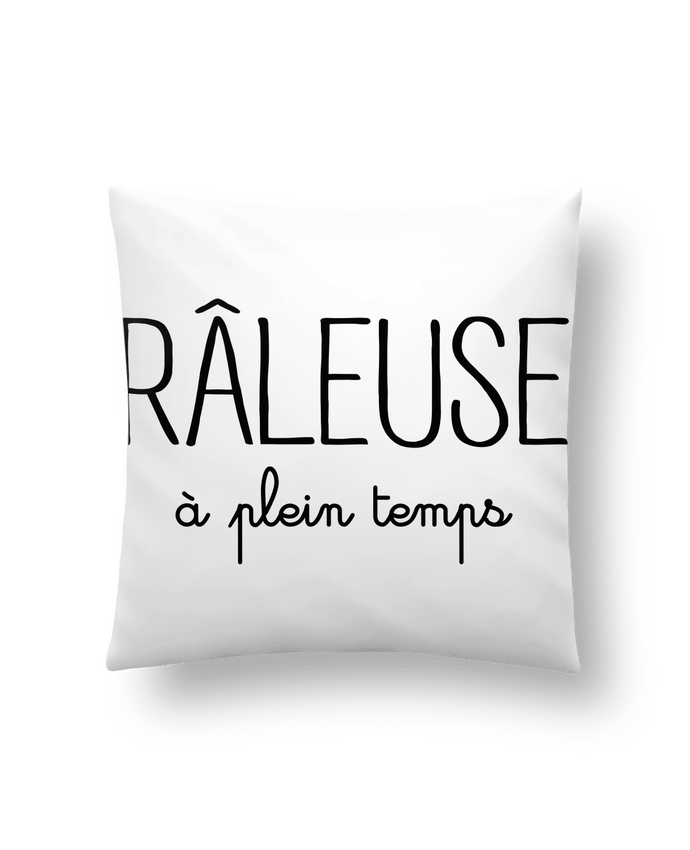 Coussin Râleuse à plein temps par Freeyourshirt.com