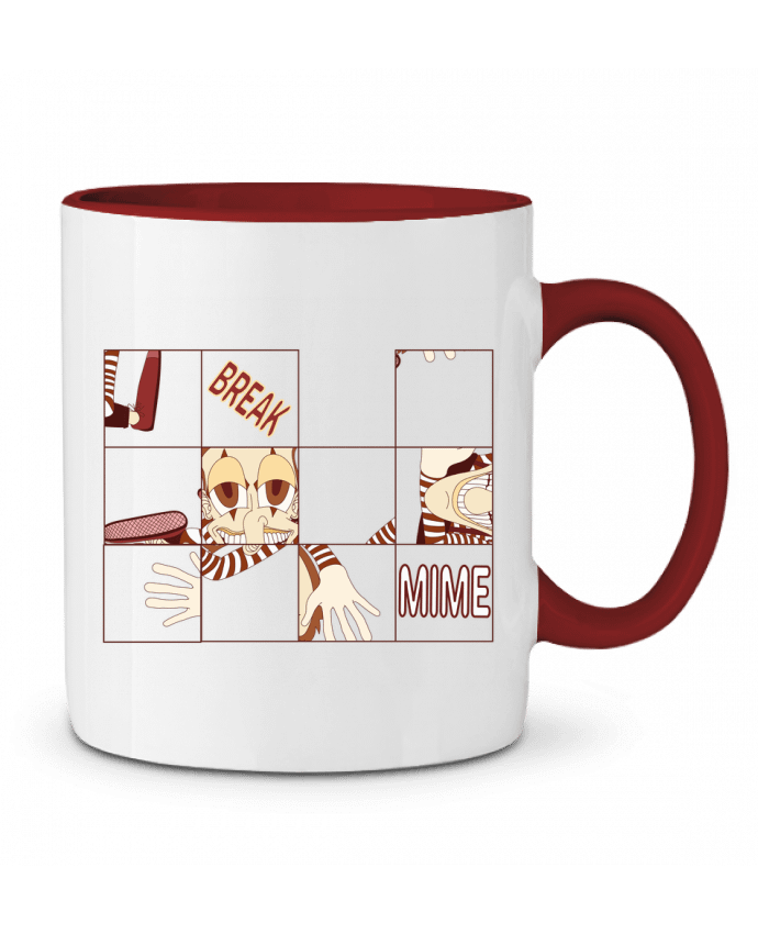 Mug bicolore BREAK MIME Santiaguen
