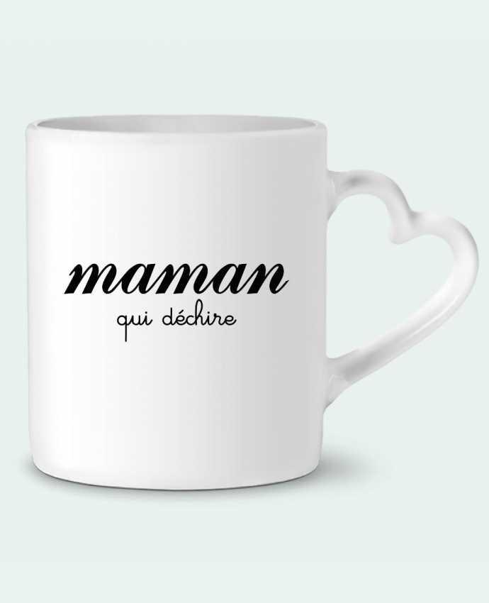 Mug Heart Maman qui déchire by Freeyourshirt.com