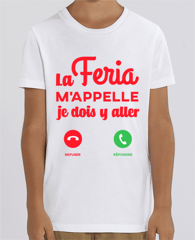 T-shirt Enfant Feria m'appelle je dois y aller Par Mr Youpla