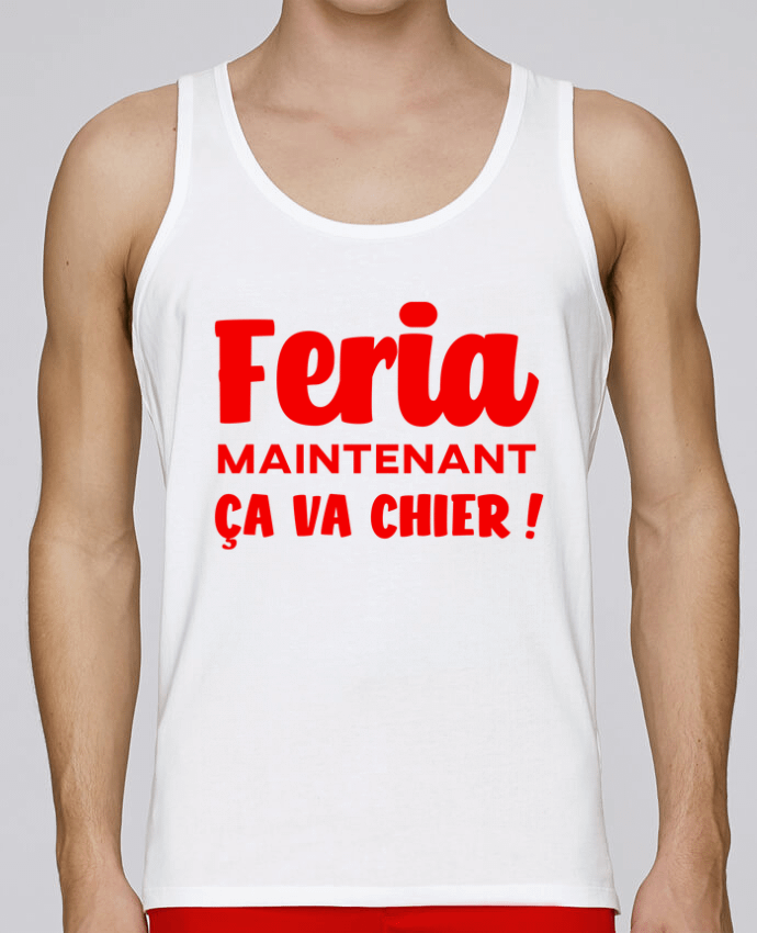 Tank Top Men Stanley Runs Organic cotton Feria maintenant ça va chier by Mr Youpla 100% coton bio