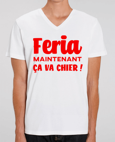 T-shirt homme Feria maintenant ça va chier par Mr Youpla
