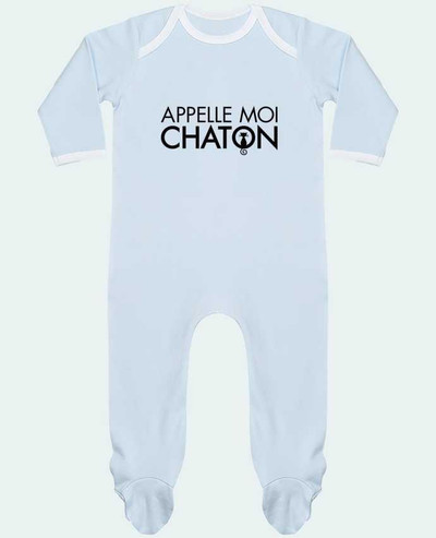 Body Pyjama Bébé Appelle moi Chaton par Freeyourshirt.com