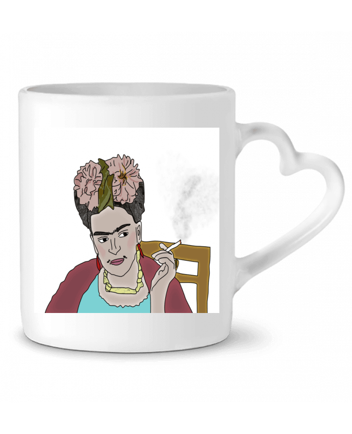 Mug coeur Frida siempre par ViriDesign