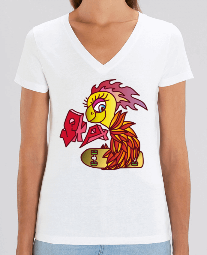 Tee-shirt femme SKATING PHOENIX Par  Santiaguen