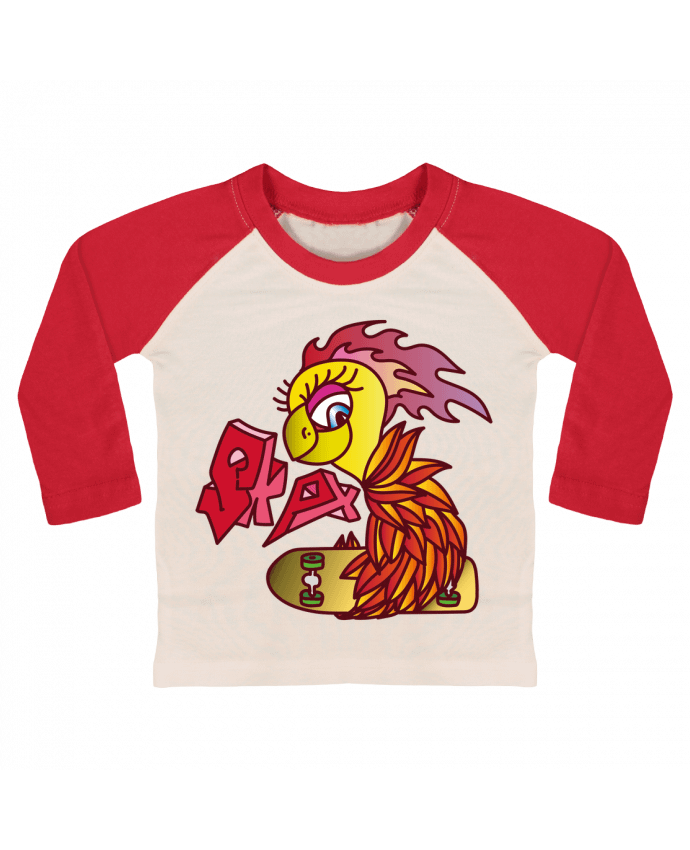 Tee-shirt Bébé Baseball ML SKATING PHOENIX par Santiaguen