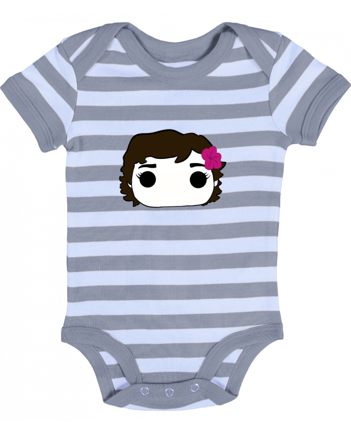 Baby Body striped Vaiana jeune version pop - Tasca