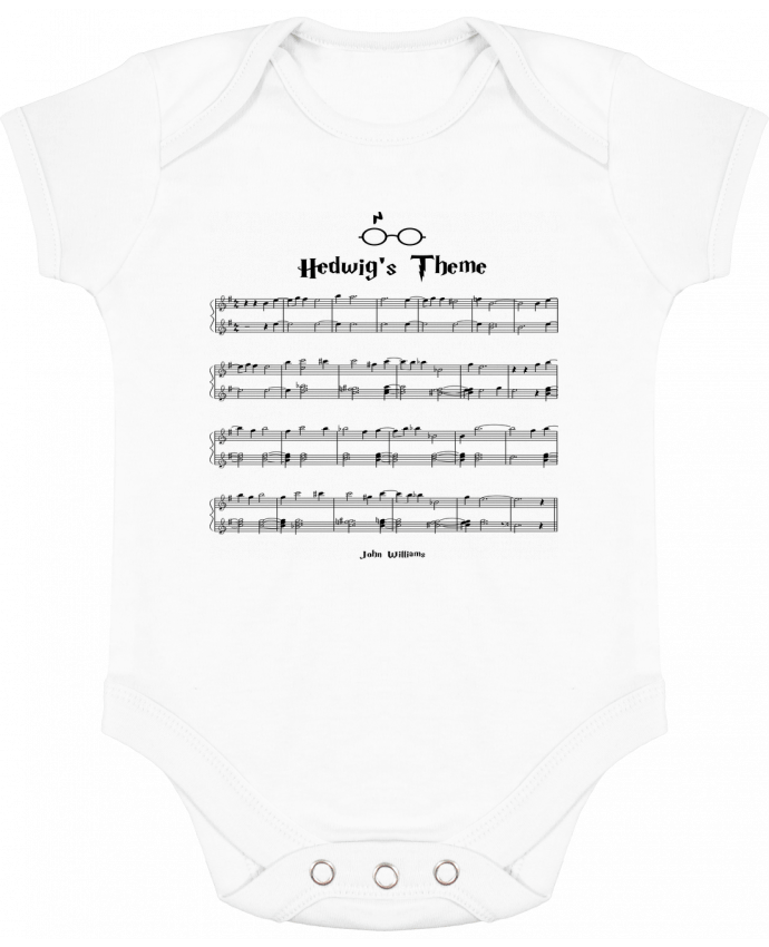 Body bébé manches contrastées Thème Harry Potter par Lazy Zizi