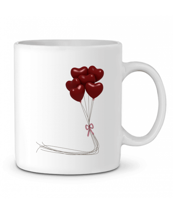 Mug  ballons cœurs par JustFree