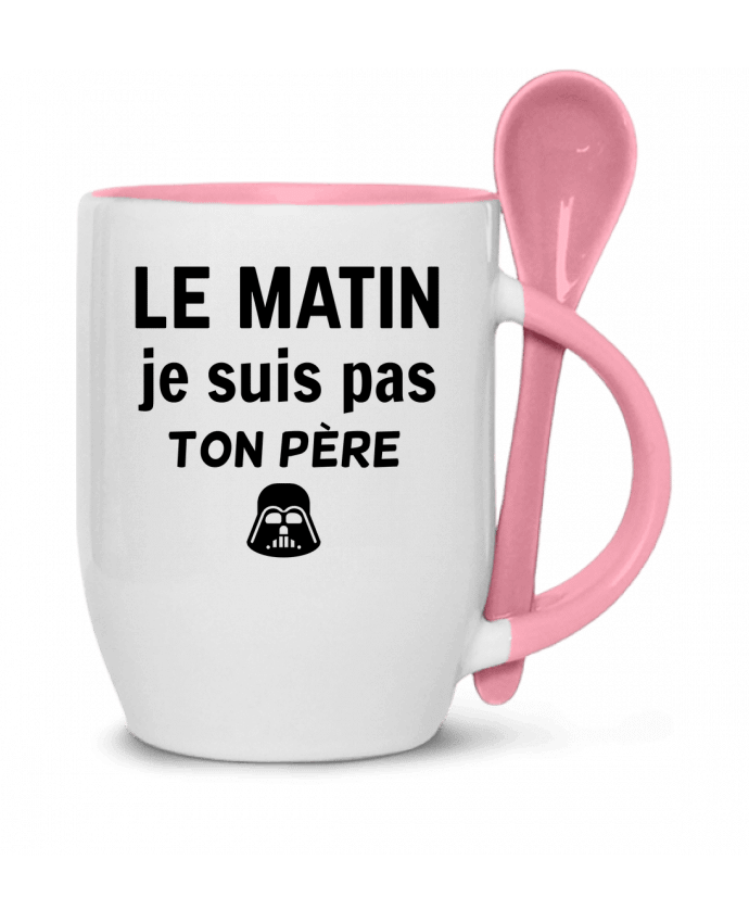  Tasse cuillère le matin je suis pas ton père par dessin-art