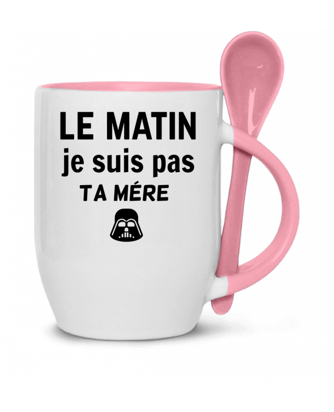  Tasse cuillère le matin je suis pas ta mère par dessin-art