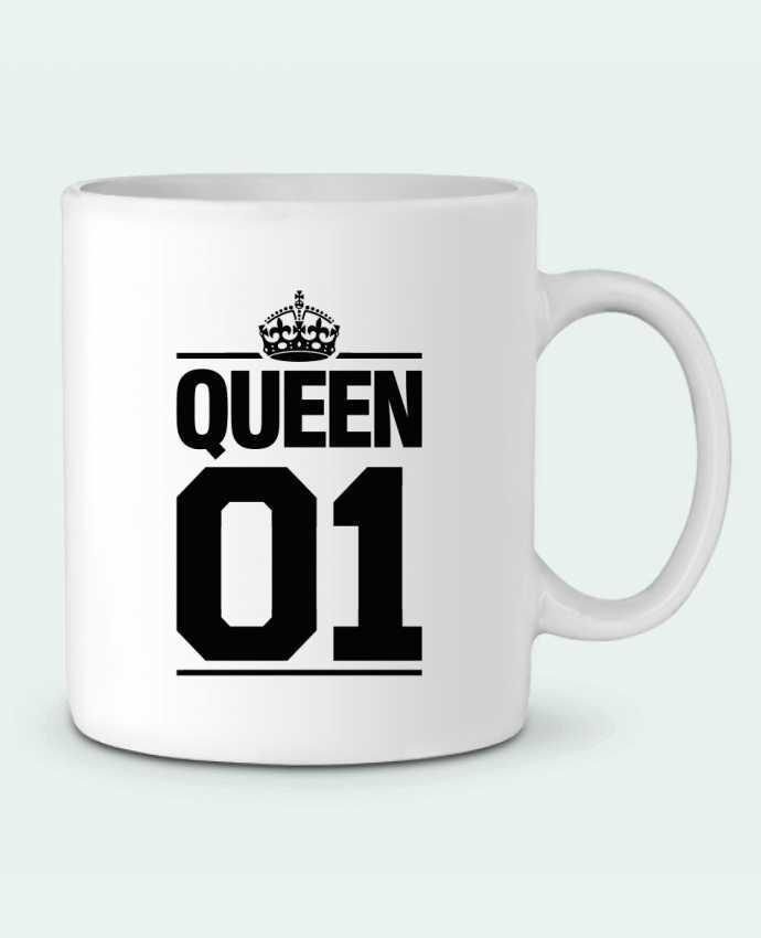 Ceramic Mug Queen 01 by Freeyourshirt.com